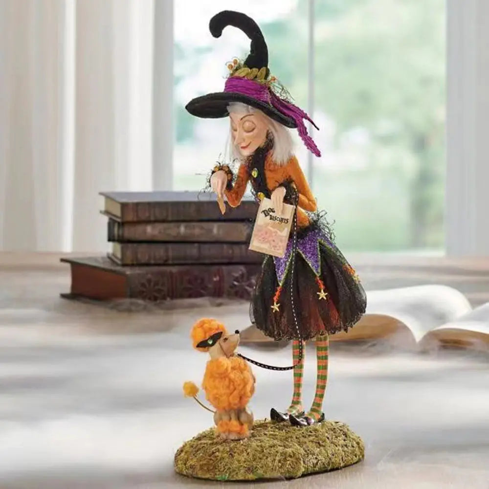 NNEOBA Halloween Bewitching Witch Doll Figurine-1